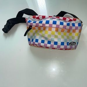 vans rainbow fanny pack